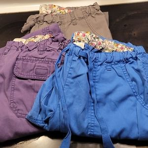 3 pair Size medium Koi scrub pants